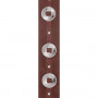 PLANET WAVES PW25SSC01 Conchos Guitar Strap, Brown Ремень гитарный фото