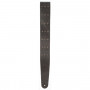 PLANET WAVES PW25VNRR00DX Blasted Leather Guitar Strap, Black with Brass Rivets Ремень гитарный фото