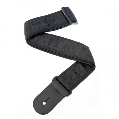 PLANET WAVES PW50B01 Woven Guitar Strap, Black Satin Ремень гитарный фото