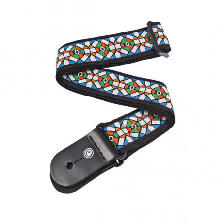 PLANET WAVES PW50E02 Woven Guitar Strap, Stained Glass Ремень гитарный фото