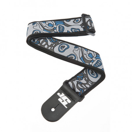 PLANET WAVES PW50JS03 Joe Satriani Guitar Strap Souls of Distortion Ремень фото