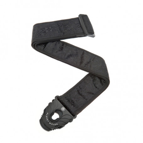 PLANET WAVES PW50PLB01 Planet Lock Guitar Strap, Black Satin Ремень гитарный фото