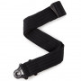 D`ADDARIO 50BAL01 Auto Lock Guitar Strap (Black Padded Stripes)