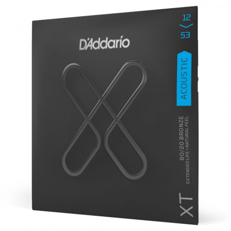 D`ADDARIO XTABR1253 XT 80/20 Bronze Light 12-53 Струны для