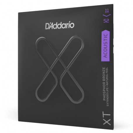 D`ADDARIO XTAPB1152 XT Phosphor Bronze Custom Light 11-52