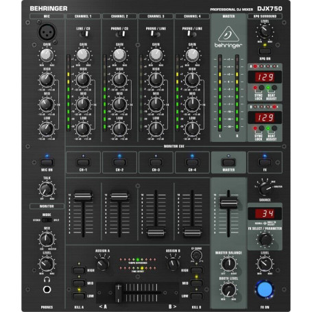 BEHRINGER PRO MIXER DJX750 DJ микшерный пульт