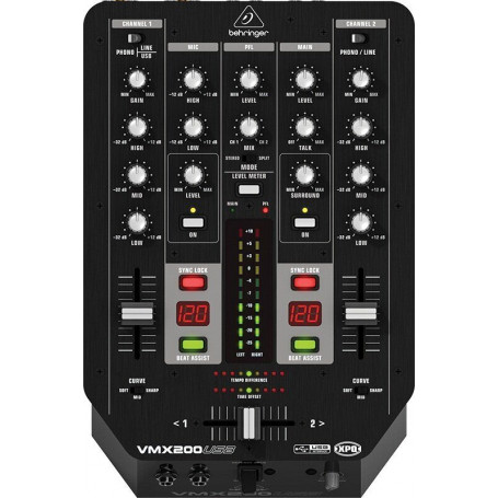 DJ-микшер BEHRINGER PRO VMX200USB