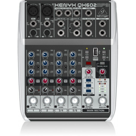 Микшерный пульт BEHRINGER XENYXQX602MP3