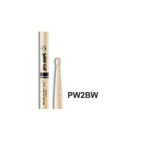 PRO-MARK PW2BW JAPANESE WHITE OAK 2B Барабанные палочки и щетки фото