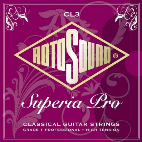 Струны ROTOSOUND CL3 Superia Classical Nylon High Tension Professional