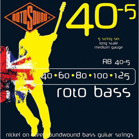 Струны ROTOSOUND RB40-5