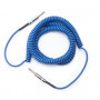 D`ADDARIO PW-CDG-30BU Coiled Instrument Cable - Blue Кабель фото