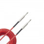 D`ADDARIO PW-CDG-30RD Coiled Instrument Cable - Red Кабель фото