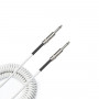 D`ADDARIO PW-CDG-30WH Coiled Instrument Cable - White Кабель