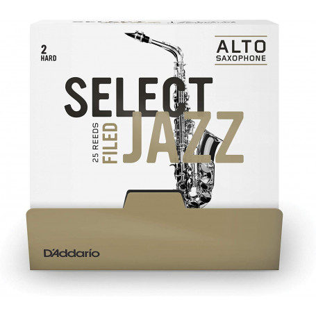 D`ADDARIO RSF01ASX2H-B25 Select Jazz - Alto Sax Filed 2H - 25