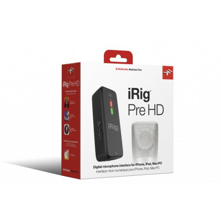 IK MULTIMEDIA iRig Pre HD Аудиоинтерфейс фото