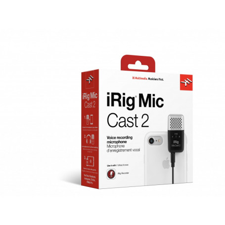 IK MULTIMEDIA iRig Mic Cast 2 Микрофон для iOS/Android фото