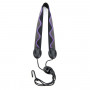 RICO SJA01 Rico Fabric Sax Strap (Jazz Wave) with Metal Hook Ремень для духовых инструментов фото