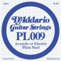 D`ADDARIO PL009 Plain Steel 009 Струны