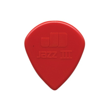 DUNLOP 47P3N NYLON JAZZ III RED NYLON PLAYER'S PACK Медиаторы