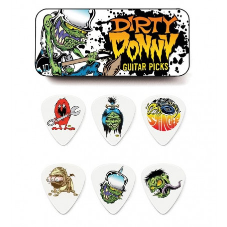 DUNLOP BL111T.60 DIRTY DONNY PICKS TIN 0.60 Медиаторы