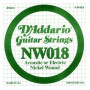 D`ADDARIO NW018 XL Nickel Wound 018 Струны