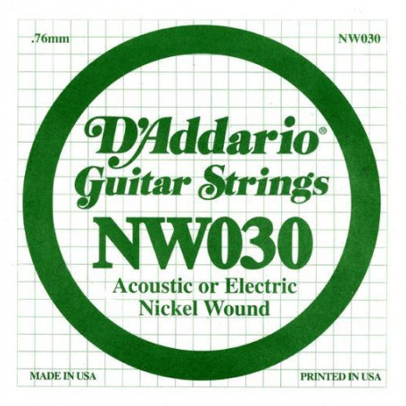 D`ADDARIO NW030 XL Nickel Wound 030 Струны