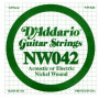 D`ADDARIO NW042 XL Nickel Wound 042 Струны