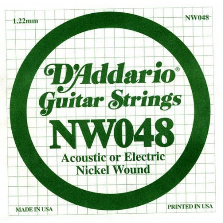 D`ADDARIO NW048 XL Nickel Wound 048 Струны