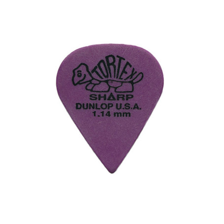 DUNLOP 412P1.14 TORTEX SHARP PLAYERS PACK 1.14 Медиаторы