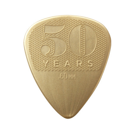 DUNLOP 442P.60 50th ANNIVERSARY GOLD NYLON PLAYER'S PACK 0.60 Медиаторы