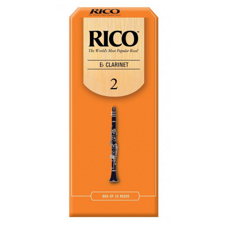 RICO Rico - Eb Clarinet 2.0 - 25 Box Трости для духовых фото