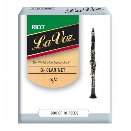 RICO La Voz - Bb Clarinet Soft - 10 box Трости для духовых фото