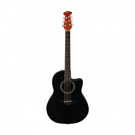 OV511228 Гітара електроакустична Applause Balladeer AB24-5 Mid Cutaway Black