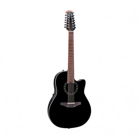 OV551168 Ел. акуст. гітара 12-струнна OVATION Deep Contour Lyrachord Black