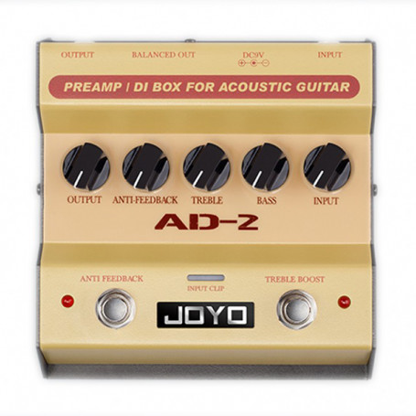 Педаль гітарна JOYO AD-2 Acoustic Guitar preamp and DI Box фото