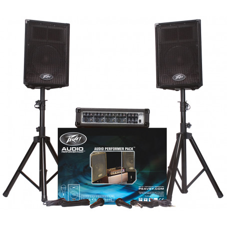 PEAVEY Audio Performer Pack Complete Portable PA System