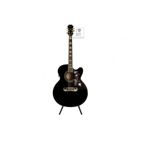 EPIPHONE EJ-200SCE BK GLD Гитара электроакустическая фото