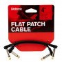 D'Addario Custom Series Flat Patch Cables (0.1m) Патч-кабель