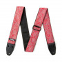 DUNLOP D6711 Jacquard Paisley Red Strap Ремень гитарный фото