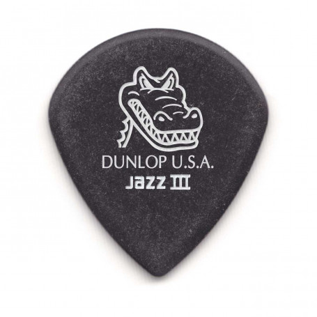 DUNLOP 571P1.4 Gator Grip Jazz III Pick 1.4 (6 Pack) Медиаторы