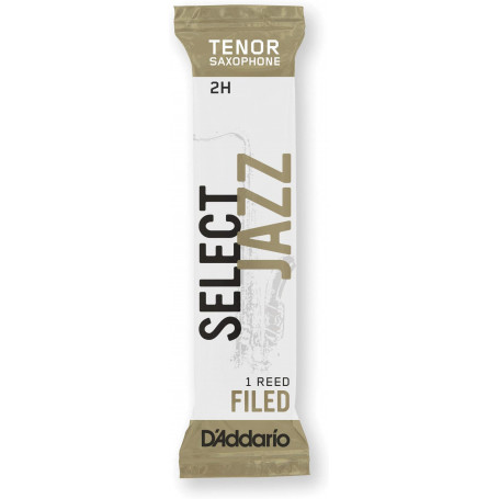 D'addario Select Jazz - Tenor Sax Filed 2H Трость для тенор саксофона (RSF01TSX2H-B25)