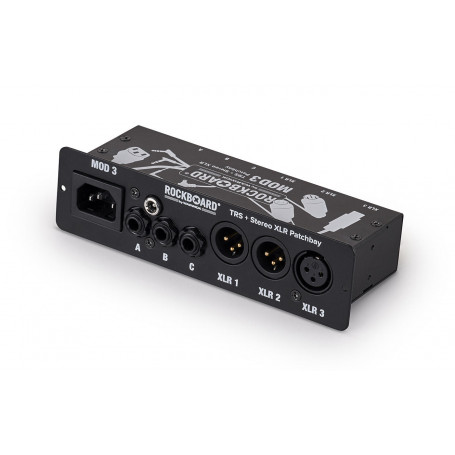 ROCKBOARD MOD 3 V2 All-in-One TRS & XLR Patchbay for Vocalists & Acoustic Players Патч-панель для педалборда (RBO B MOD 3 V2)