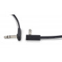 ROCKBOARD RBO CAB F TRS 15 BK Flat TRS Cable, 15 cm патч-кабель для педалей экспрессии и футсвичей