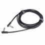 ROCKBOARD RBO CAB FL300 BLK AA Flat Instrument Cable, angled/angled, 300 cm Кабель инструментальный