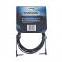 ROCKBOARD RBO CAB FL300 BLK AA Flat Instrument Cable, angled/angled, 300 cm Кабель инструментальный