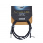 ROCKBOARD RBO CAB FL300 BLK SA Flat Instrument Cable, straight/angled, 300 cm Кабель инструментальный