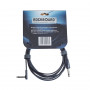 ROCKBOARD RBO CAB FL300 BLK SA Flat Instrument Cable, straight/angled, 300 cm Кабель инструментальный