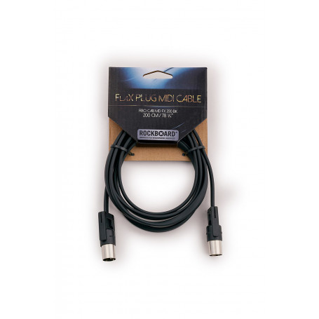 ROCKBOARD RBO CAB MD FX 200 BK RockBoard FlaX Plug MIDI Cable, 200 cm MIDI кабель