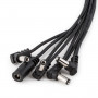 ROCKBOARD RBO CAB POWER DC8 A Flat Daisy Chain Cable, 8 Outputs, angled патч кабель для питания педалей